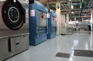 Linencraft Upgrades with Flowcrete Flooring